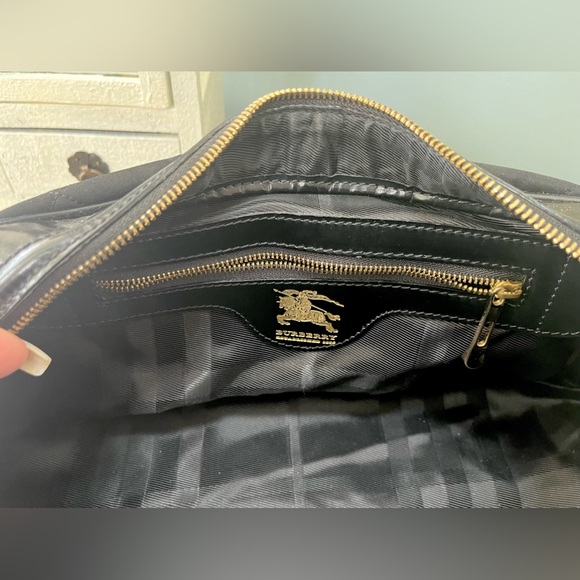 Burberry Quilted Nylon Manor Satchel Bag - Picture 7 of 11